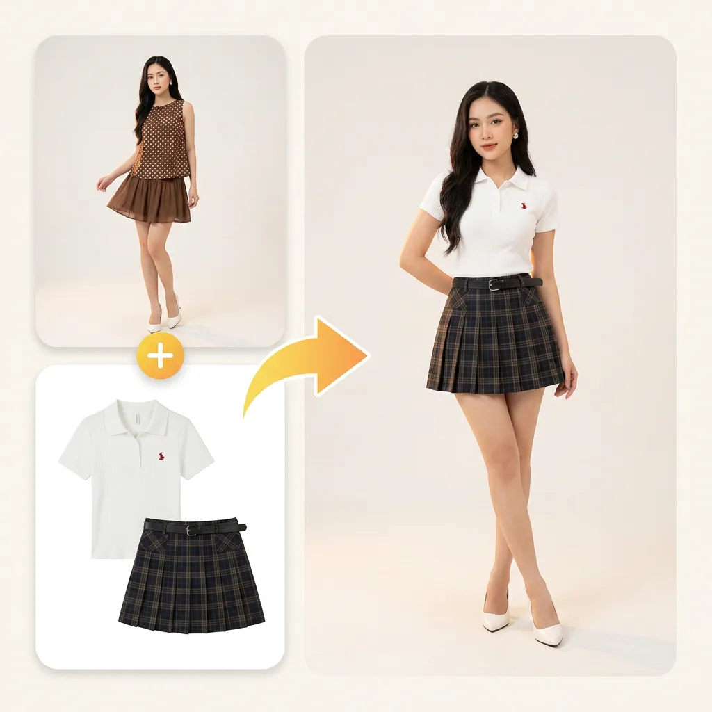 restyle old photos with new outfits