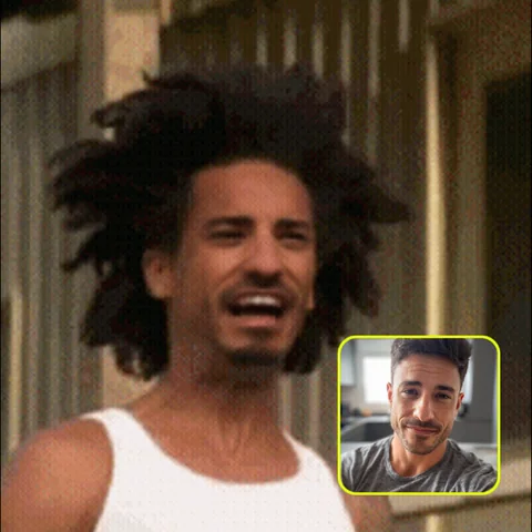 Caso de uso del face swap de GIF