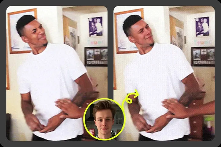 Clean face swap gifs with no watermark