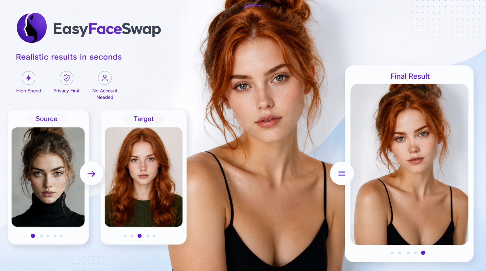 EasyfaceSwap AI video face swap example